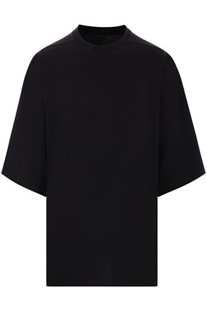 T-shirt Tommy T in cotone nero RICK OWENS | RU01E5283JA09